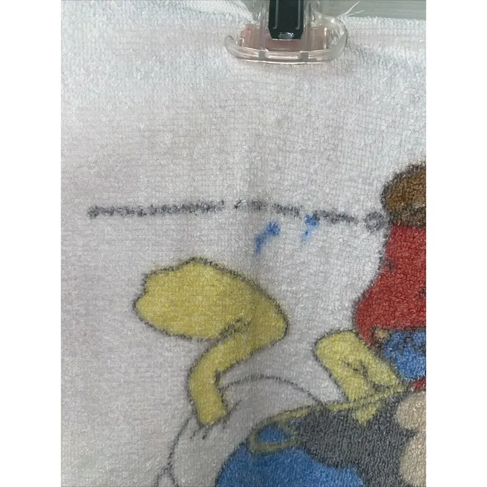 VTG 80s Franco Disney Mickey Mouse Music Beach Bath Towel 22”x 39”